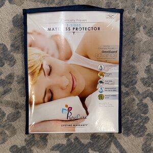 Full 5 Sided Mattress Protector - White